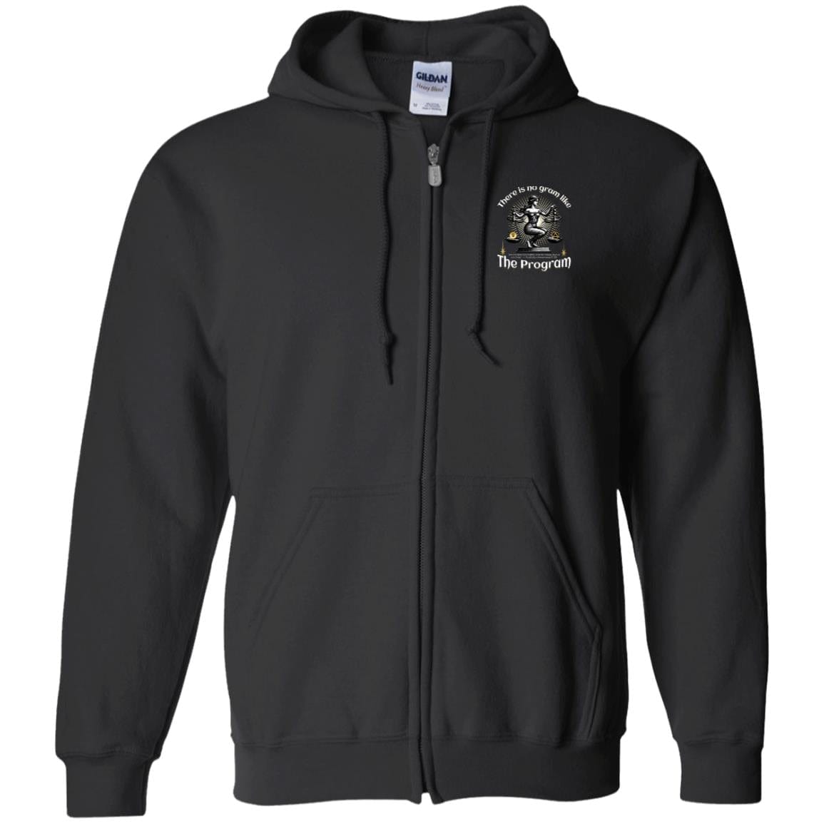 AA Recovery Zip Hoodie | Inspiring Sobriety | There's No Gram Like The Program