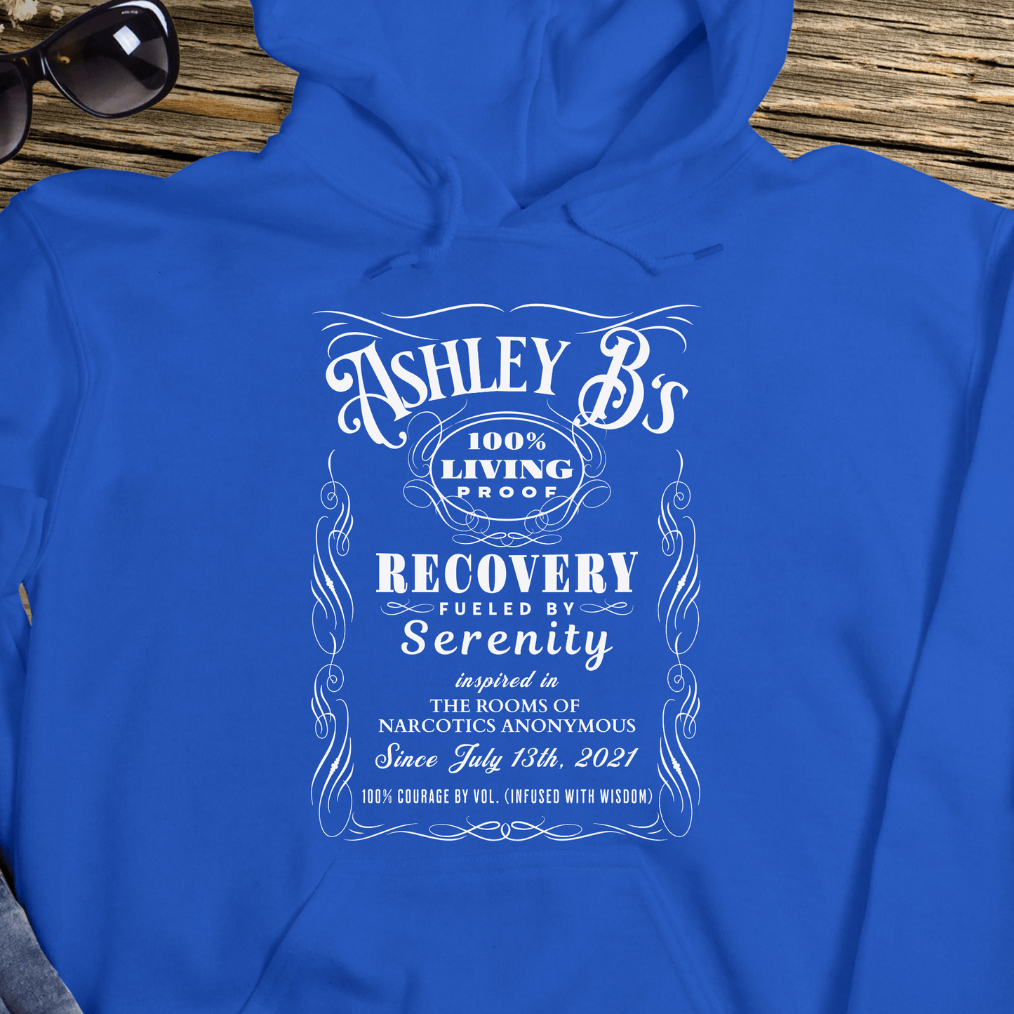 Custom Recovery Hoodie | Inspiring Sobriety | (Custom) 100% Living Proof