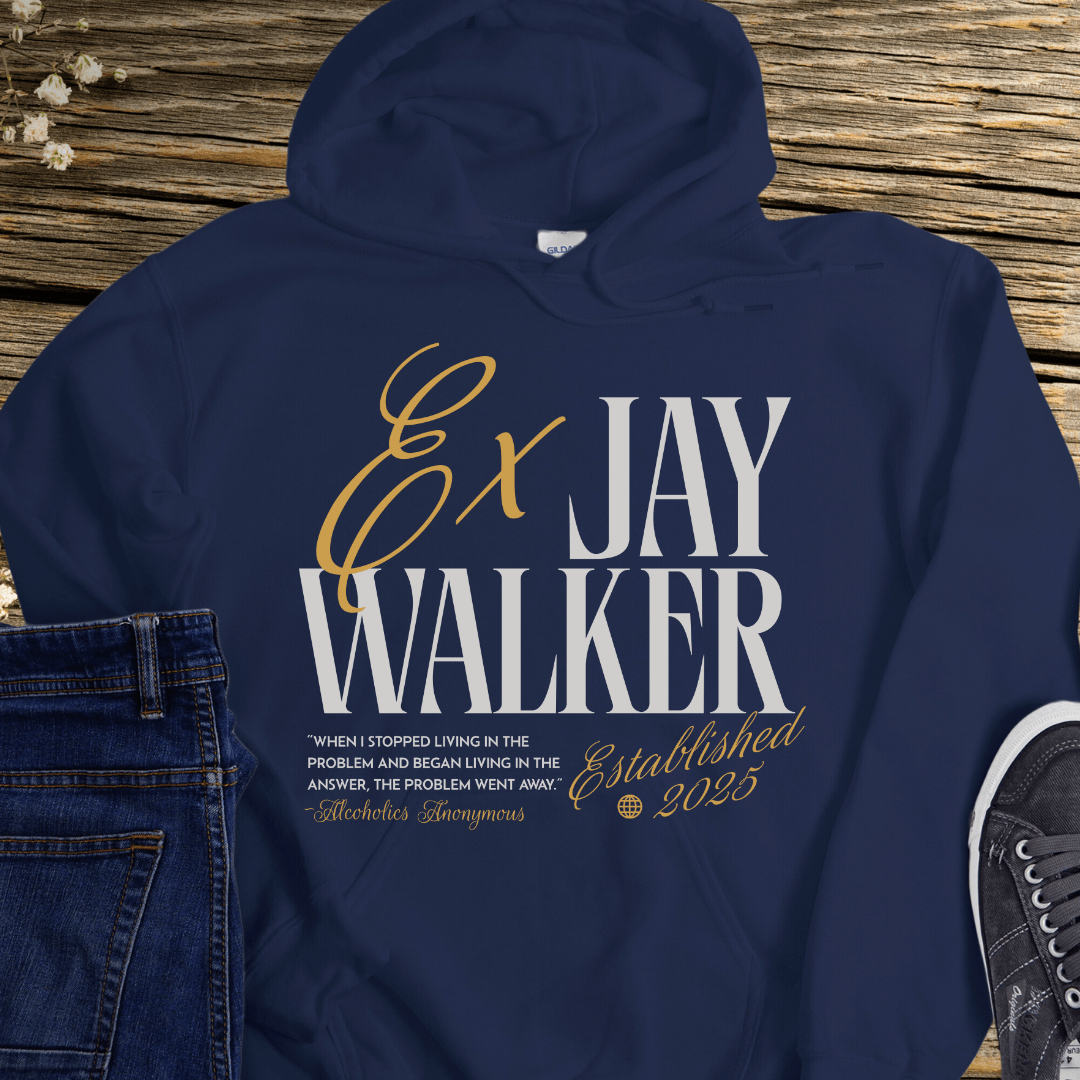 Custom Recovery Hoodie | Inspiring Sobriety | Ex-Jay Walker