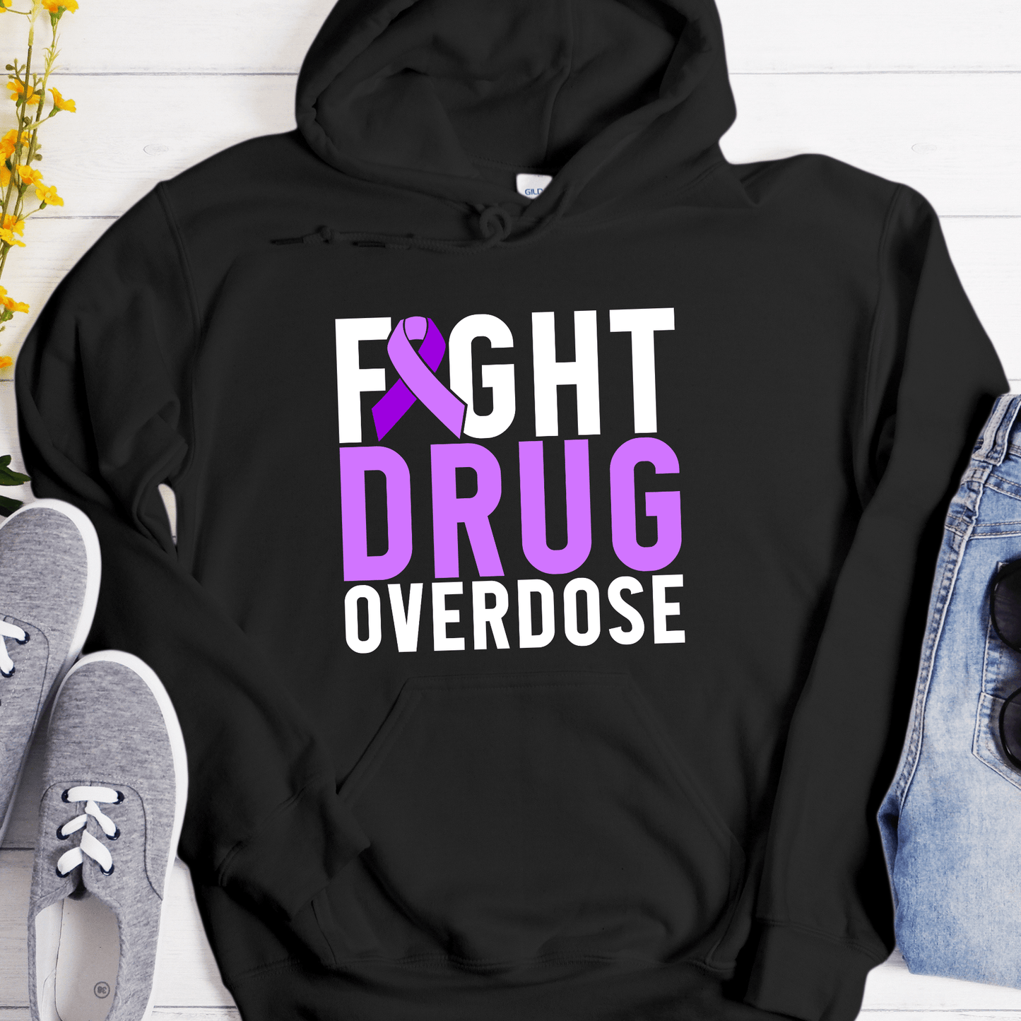 Custom Recovery Hoodie | Inspiring Sobriety | Fight Drug Overdose