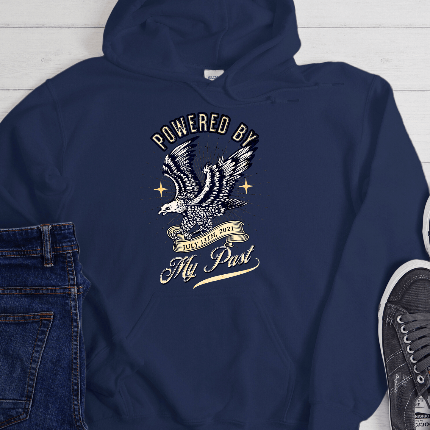Custom Recovery Hoodie | Inspiring Sobriety | Powered By My Past