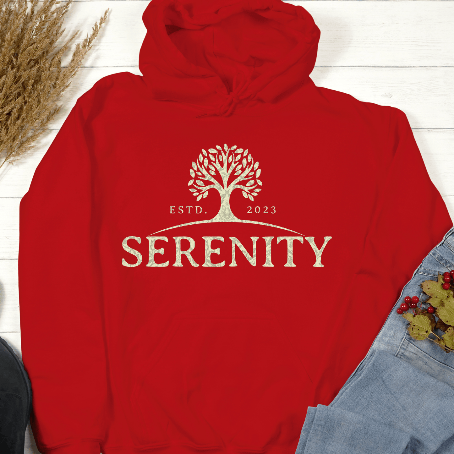 Custom Recovery Hoodie | Inspiring Sobriety | Serenity Established