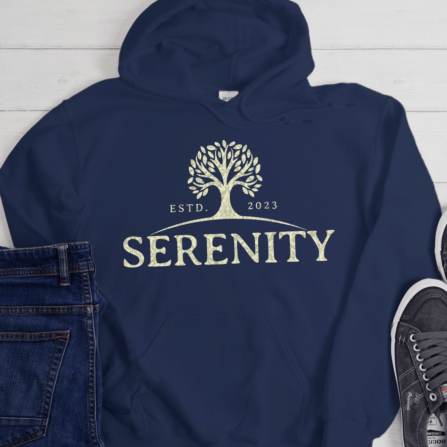 Custom Recovery Hoodie | Inspiring Sobriety | Serenity Established
