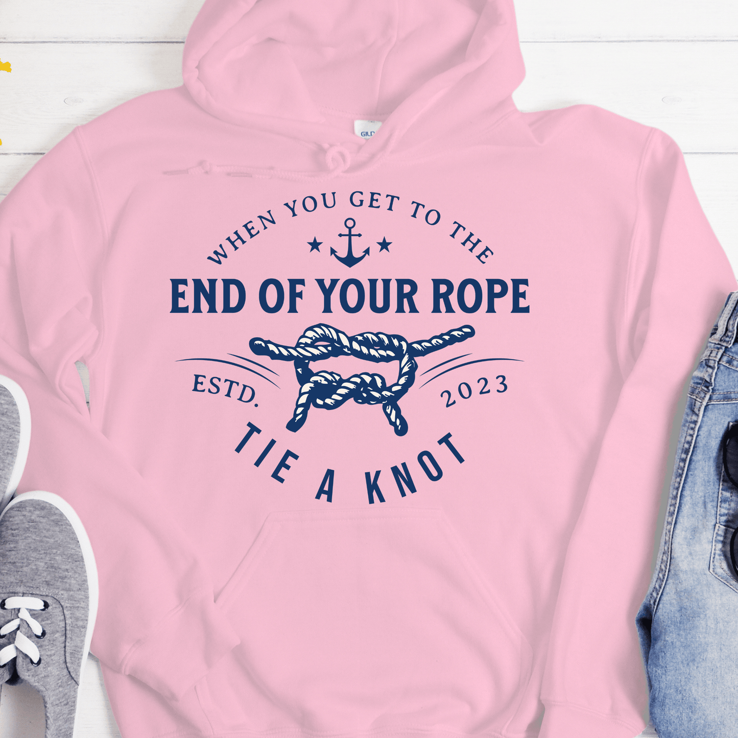 Custom Recovery Hoodie | Inspiring Sobriety | Tie a Knot