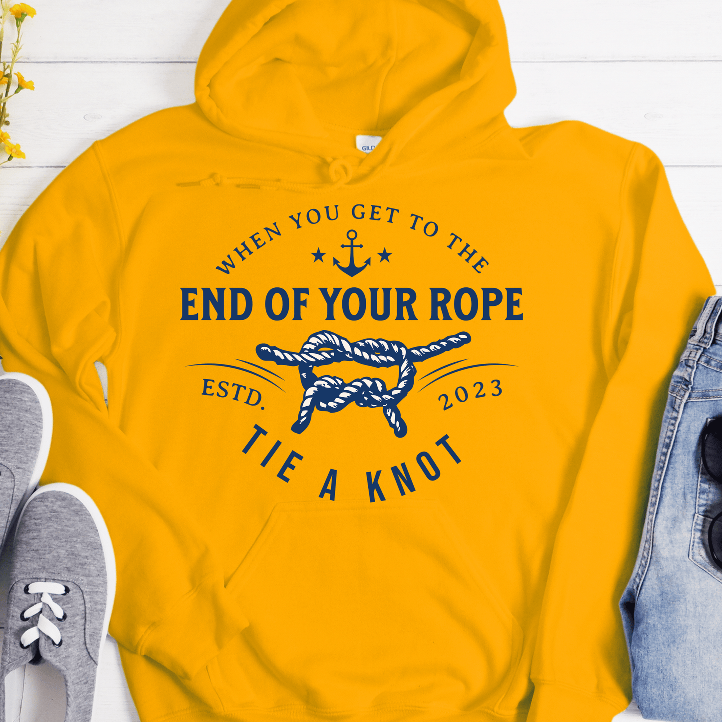 Custom Recovery Hoodie | Inspiring Sobriety | Tie a Knot