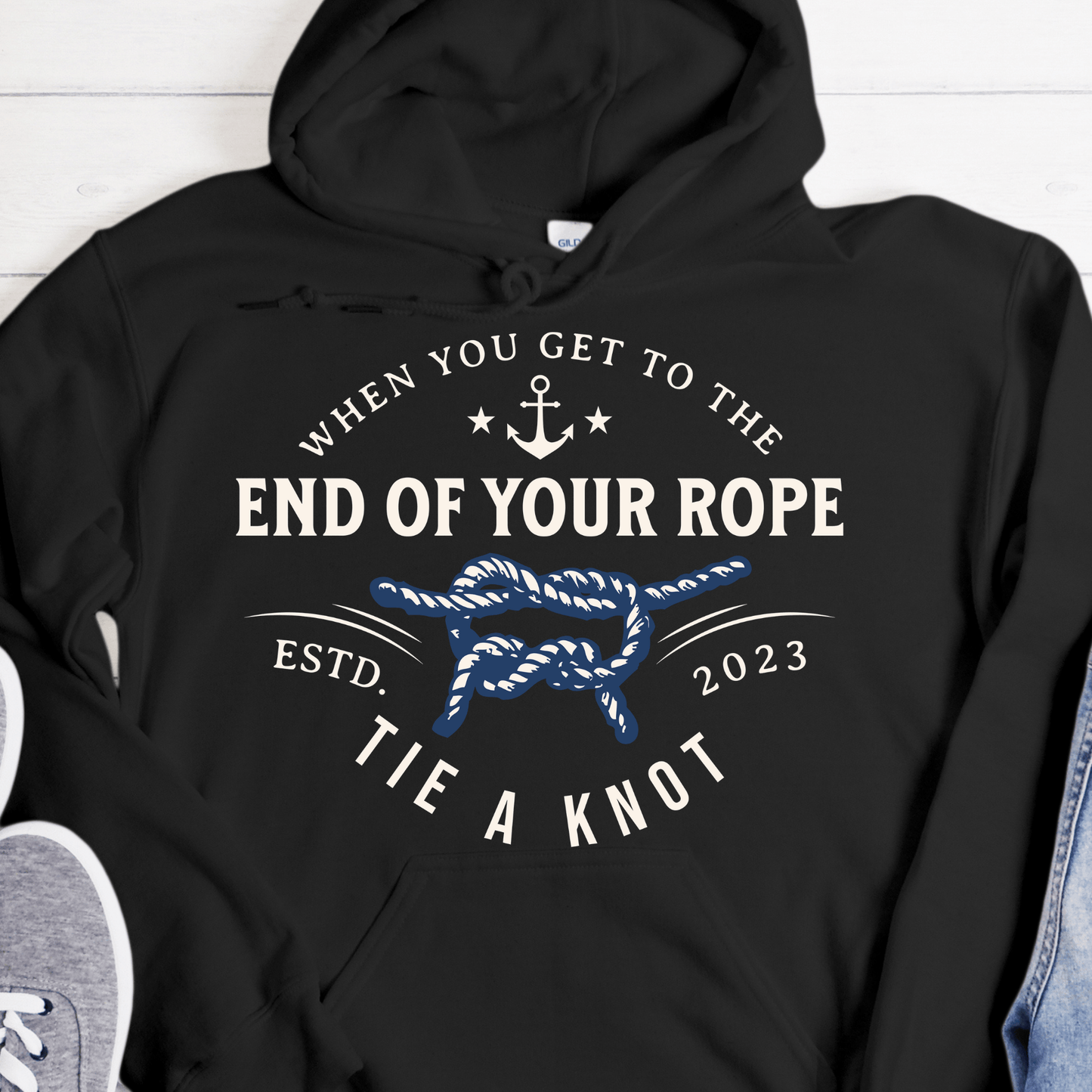 Custom Recovery Hoodie | Inspiring Sobriety | Tie a Knot