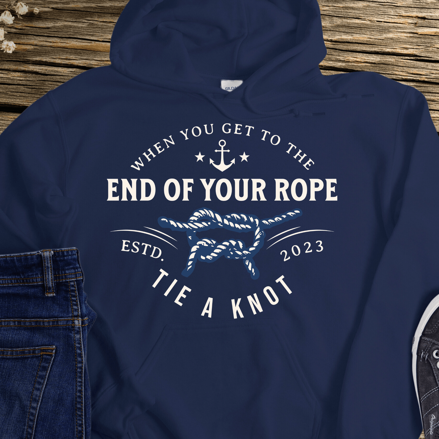 Custom Recovery Hoodie | Inspiring Sobriety | Tie a Knot