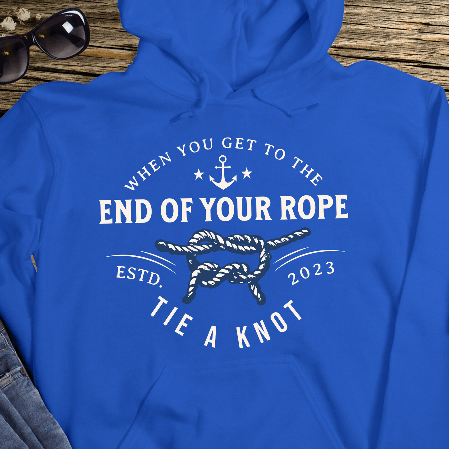 Custom Recovery Hoodie | Inspiring Sobriety | Tie a Knot