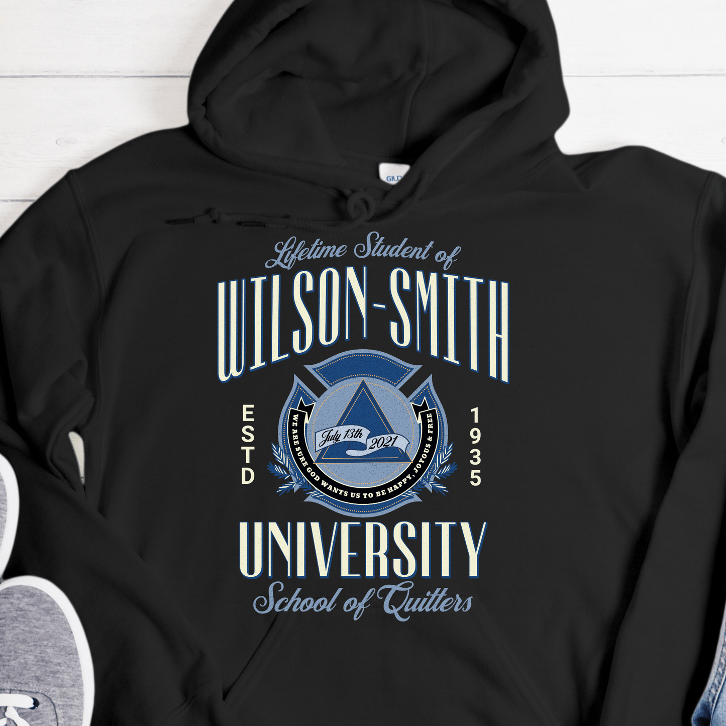 Custom Recovery Hoodie | Inspiring Sobriety | Wilson-Smith University