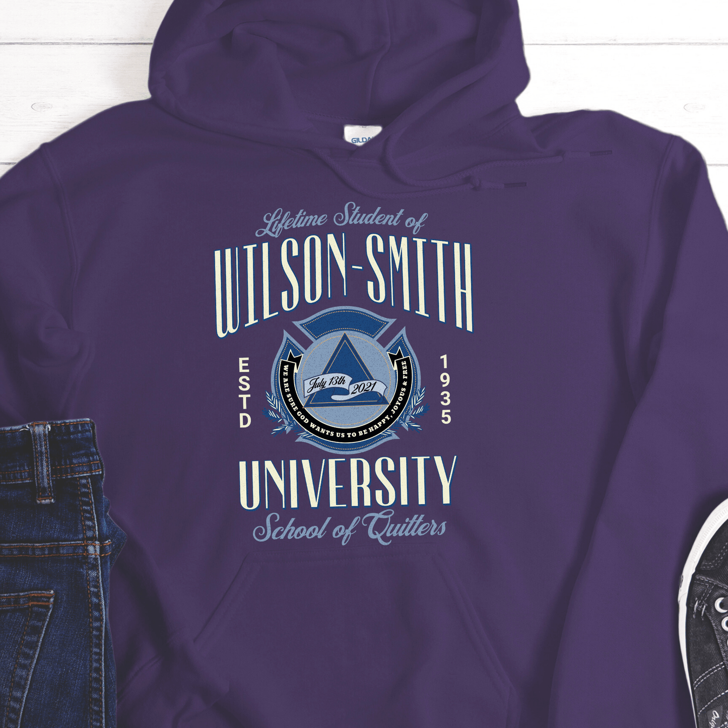 Custom Recovery Hoodie | Inspiring Sobriety | Wilson-Smith University