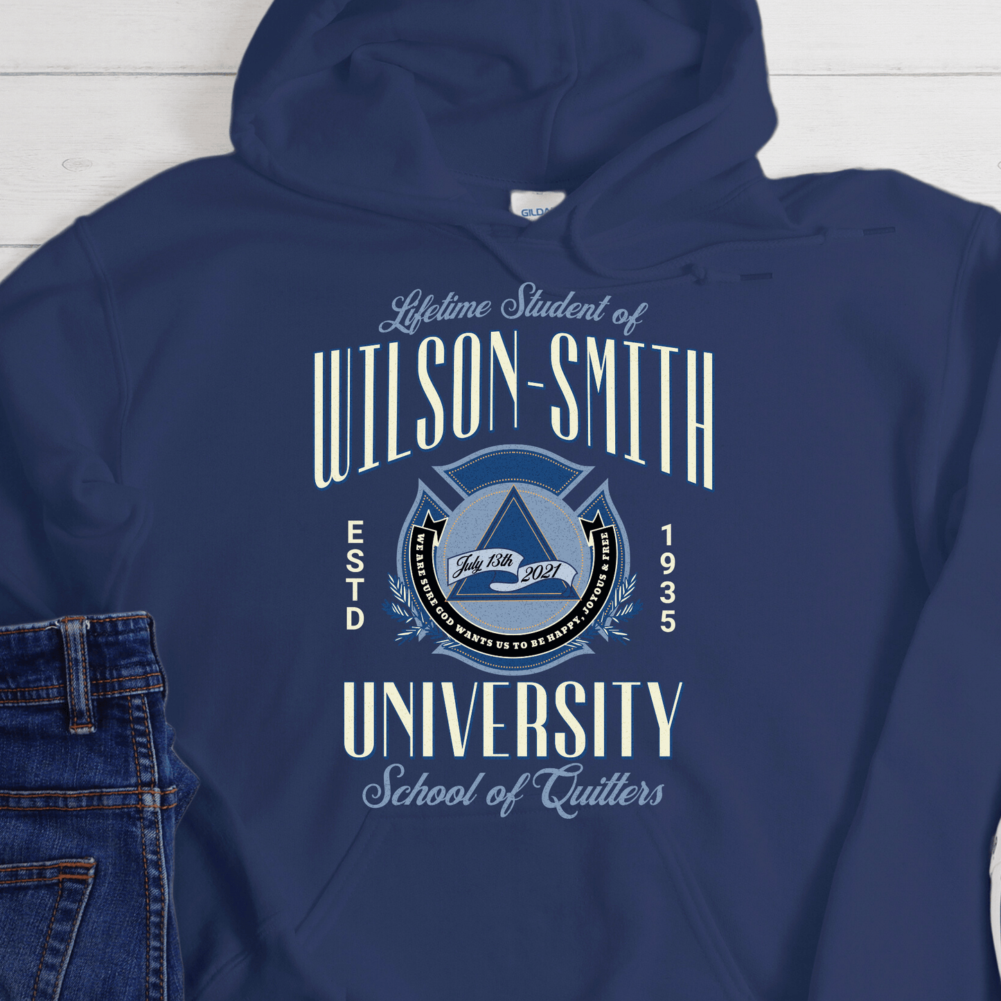 Custom Recovery Hoodie | Inspiring Sobriety | Wilson-Smith University