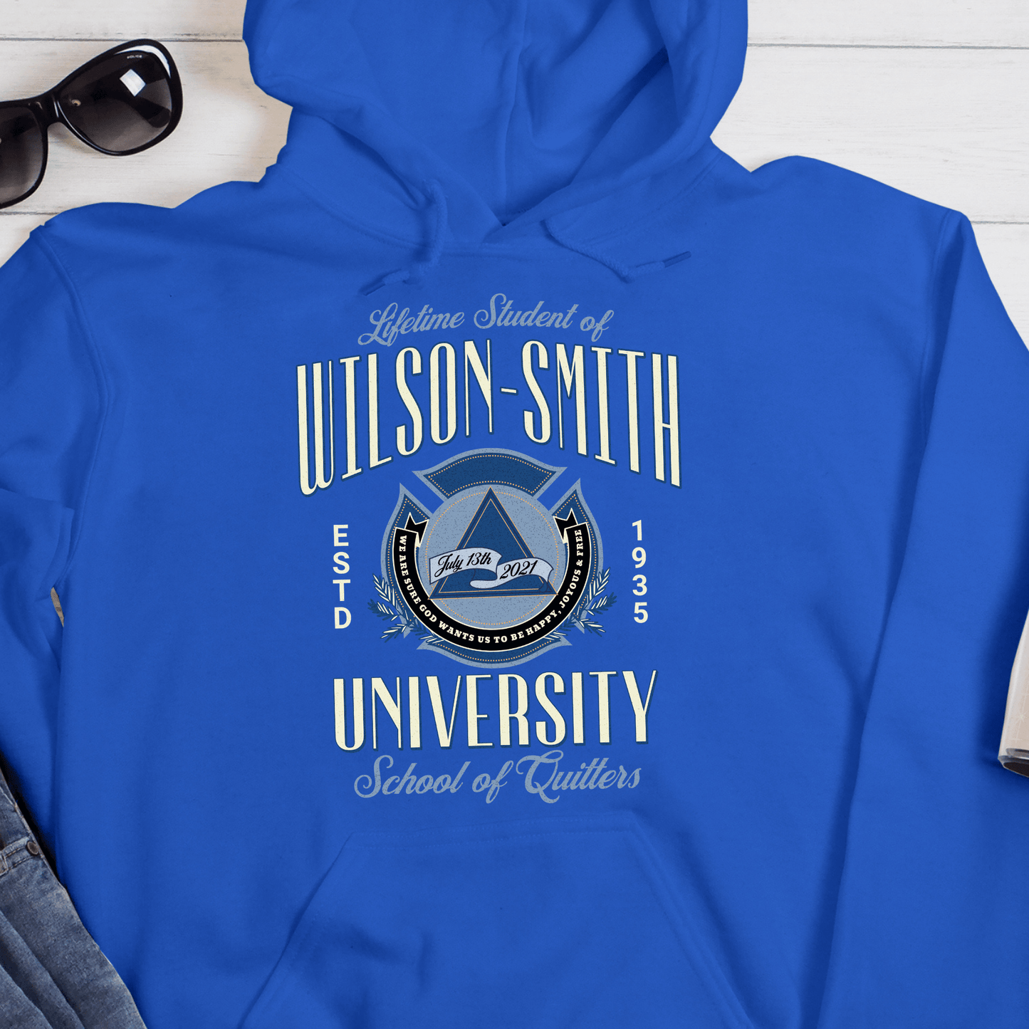 Custom Recovery Hoodie | Inspiring Sobriety | Wilson-Smith University