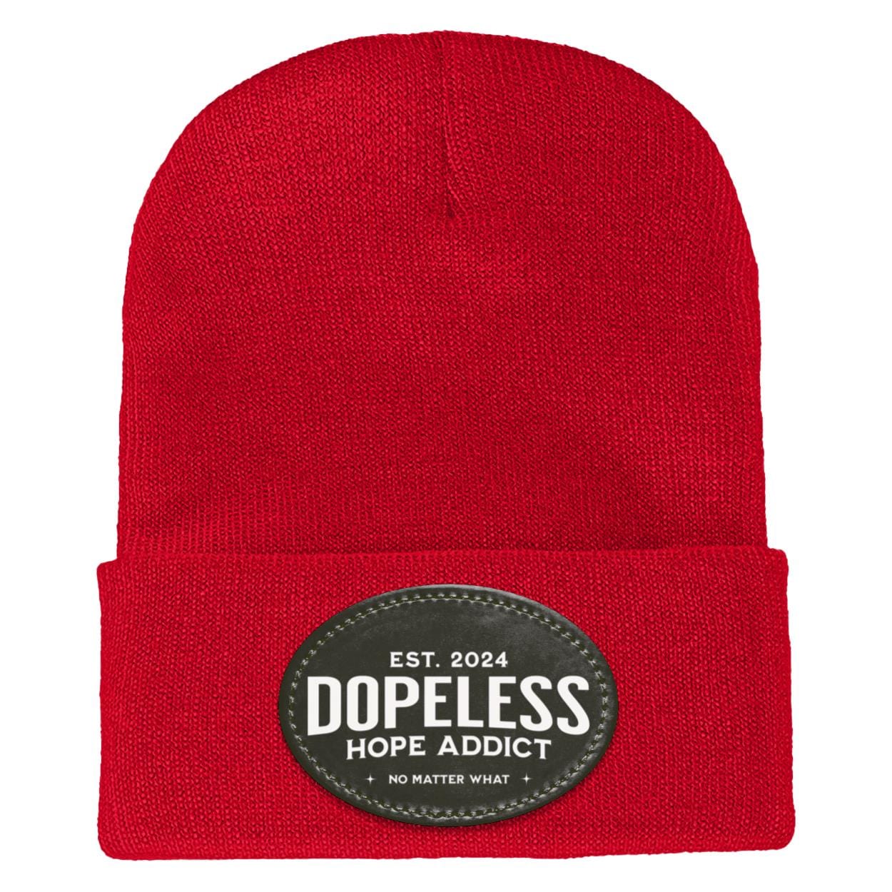 Custom Recovery Knit Beanie | Inspiring Sobriety | Dopeless Hope Addict