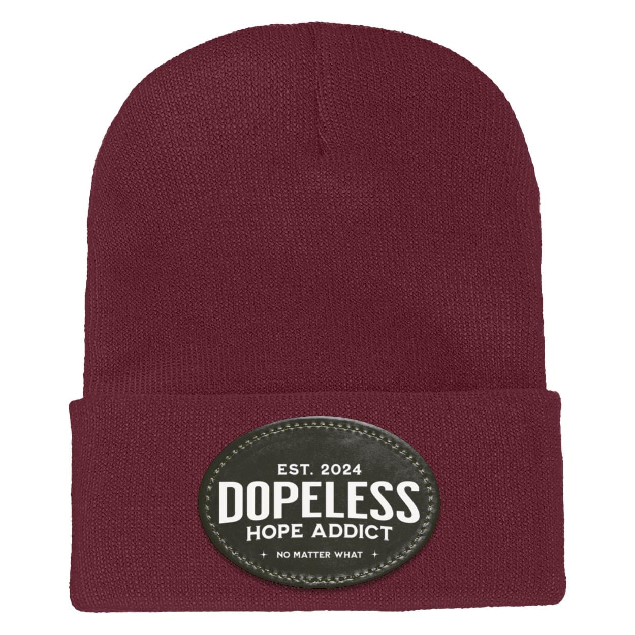 Custom Recovery Knit Beanie | Inspiring Sobriety | Dopeless Hope Addict