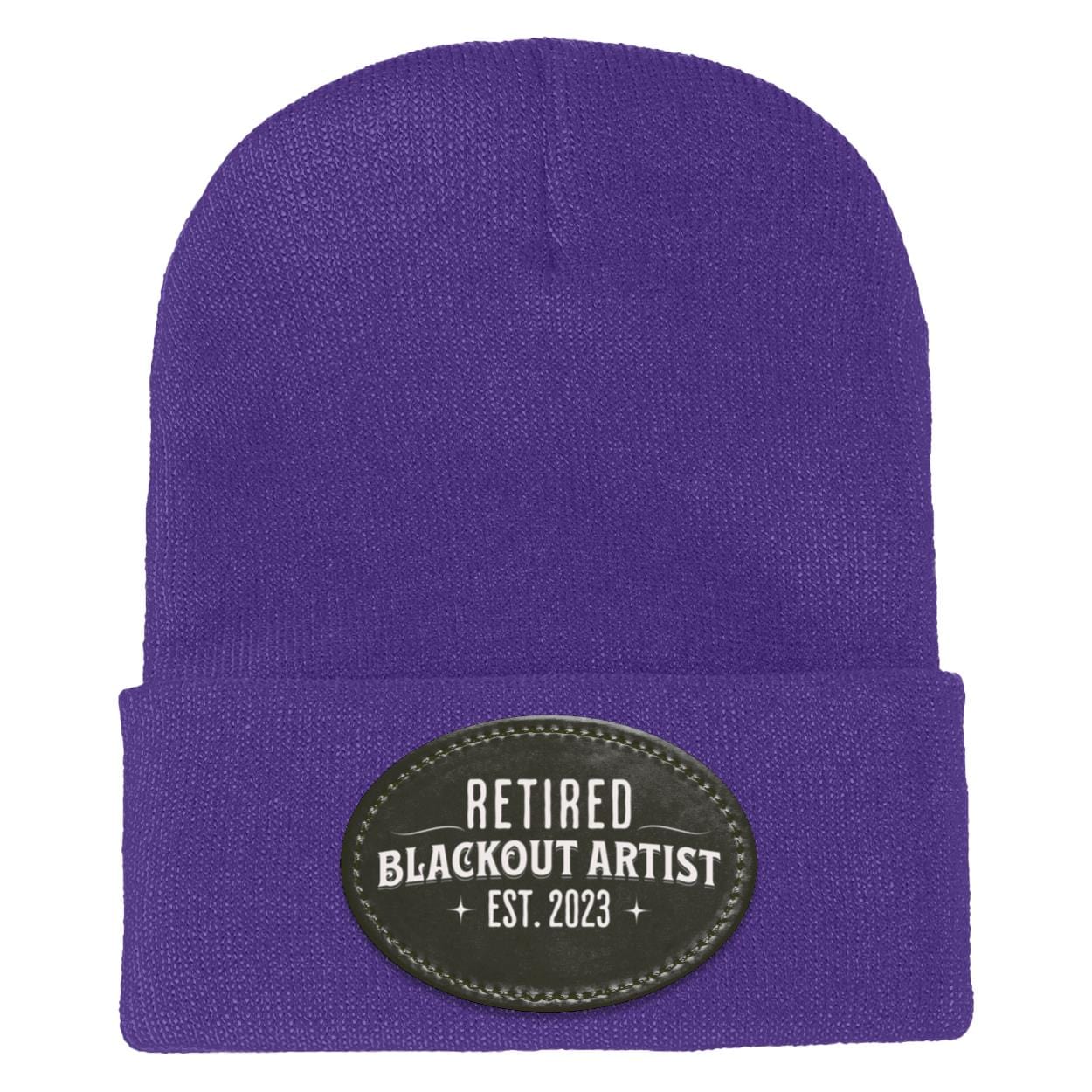 Custom Recovery Knit Beanie | Inspiring Sobriety | Retired Blackout Artist