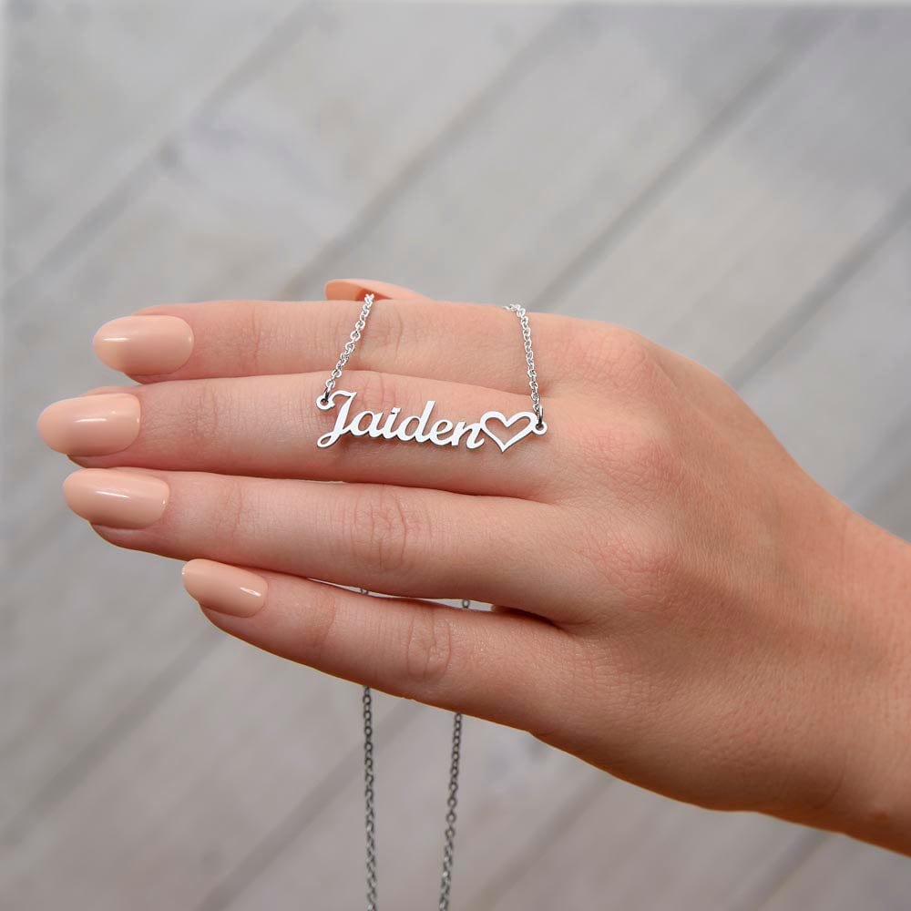 Custom Recovery Name Necklace | Inspiring Sobriety | Don't Look Back, You're Not Going That Way