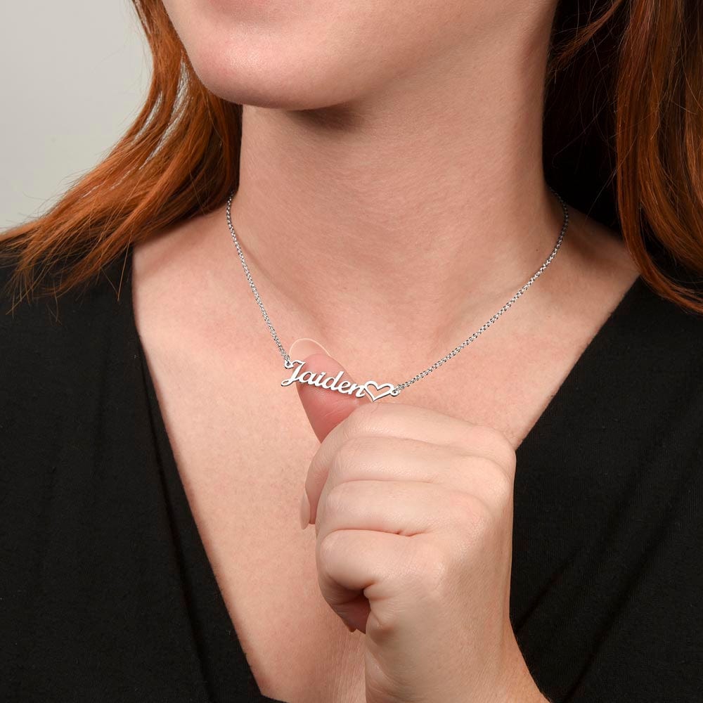 Custom Recovery Name Necklace | Inspiring Sobriety | Don't Look Back, You're Not Going That Way