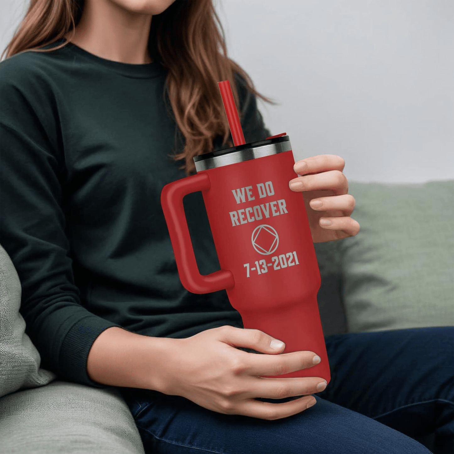 Custom Recovery SS Tumbler | Inspiring Sobriety | NA - We Do Recover