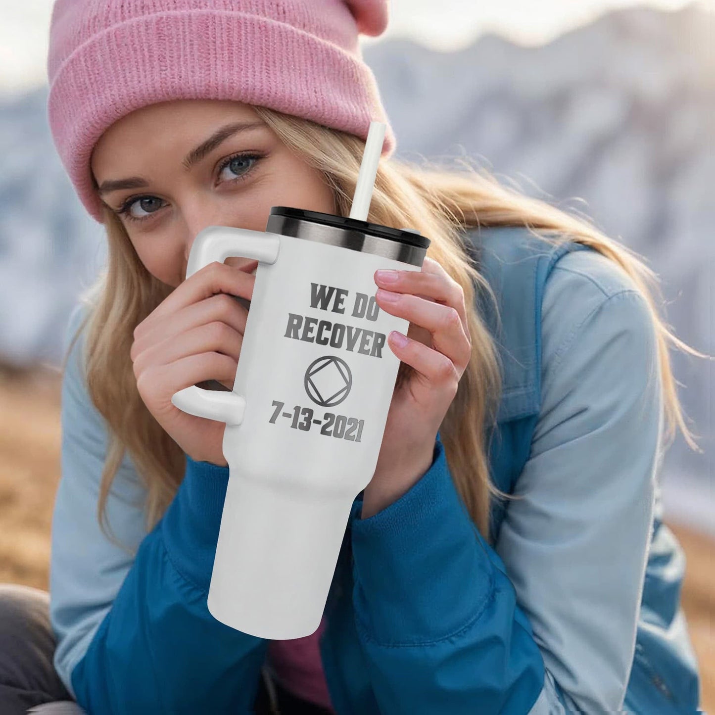 Custom Recovery SS Tumbler | Inspiring Sobriety | NA - We Do Recover
