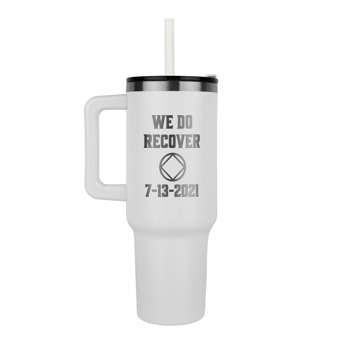 Custom Recovery SS Tumbler | Inspiring Sobriety | NA - We Do Recover