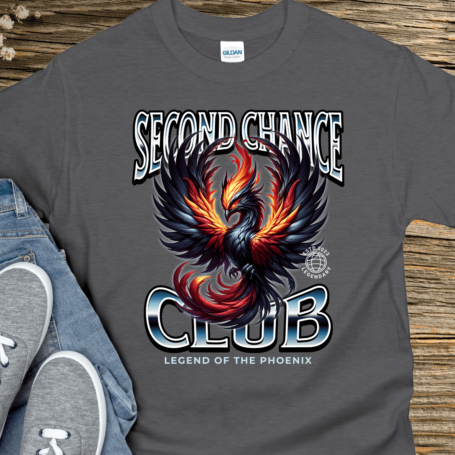 Custom Recovery T-Shirt | Inspiring Sobriety | 2nd Chance Club
