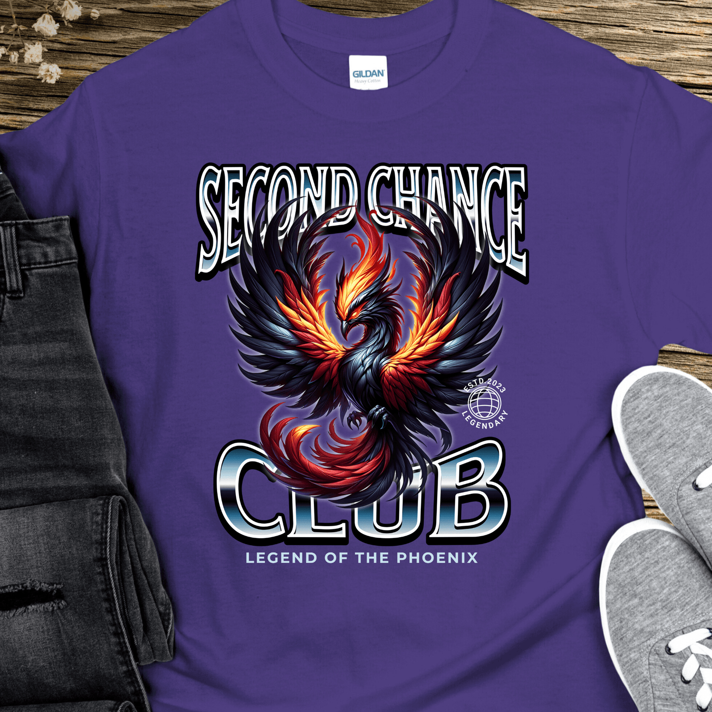 Custom Recovery T-Shirt | Inspiring Sobriety | 2nd Chance Club