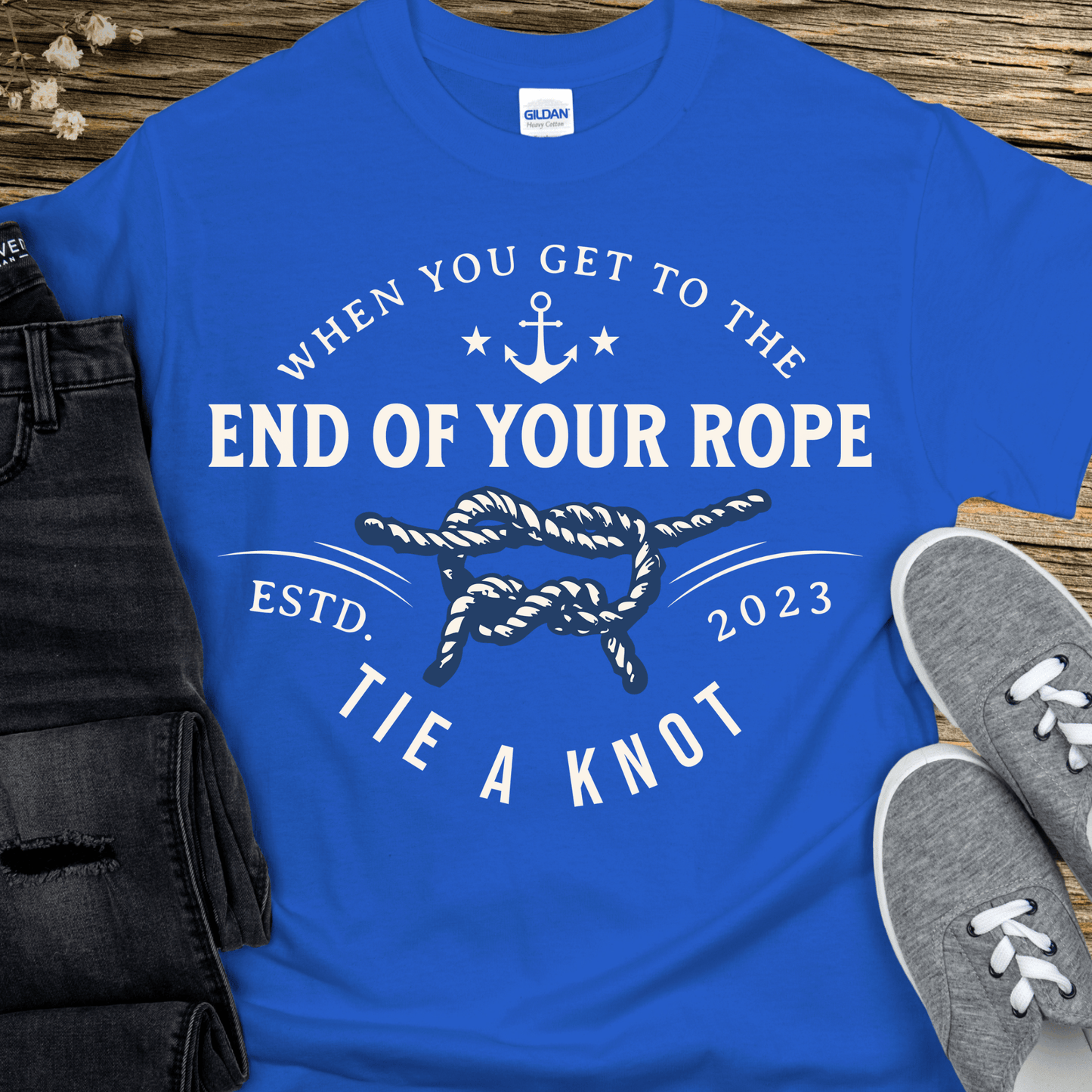 Custom Recovery T-Shirt | Inspiring Sobriety | Tie a Knot