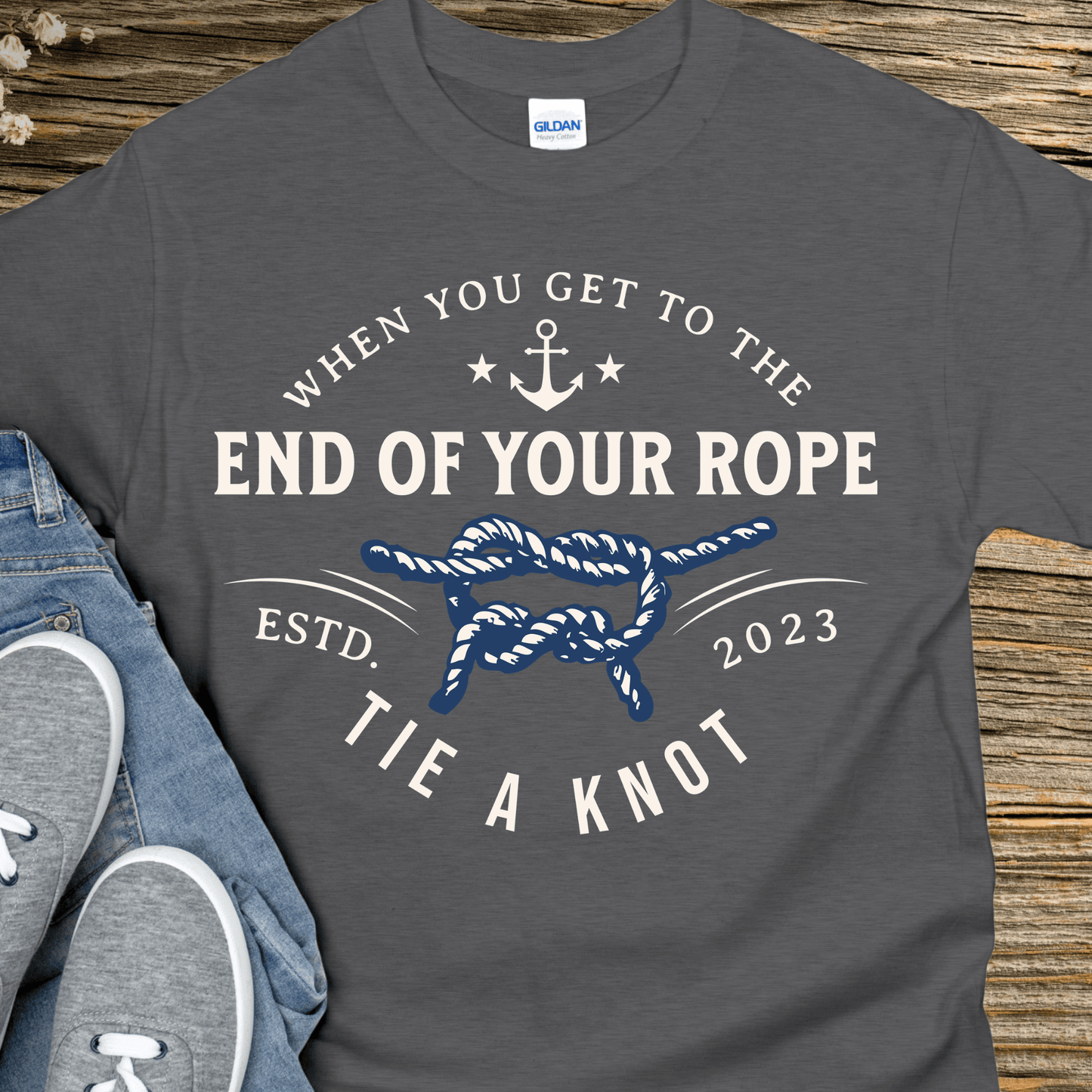 Custom Recovery T-Shirt | Inspiring Sobriety | Tie a Knot