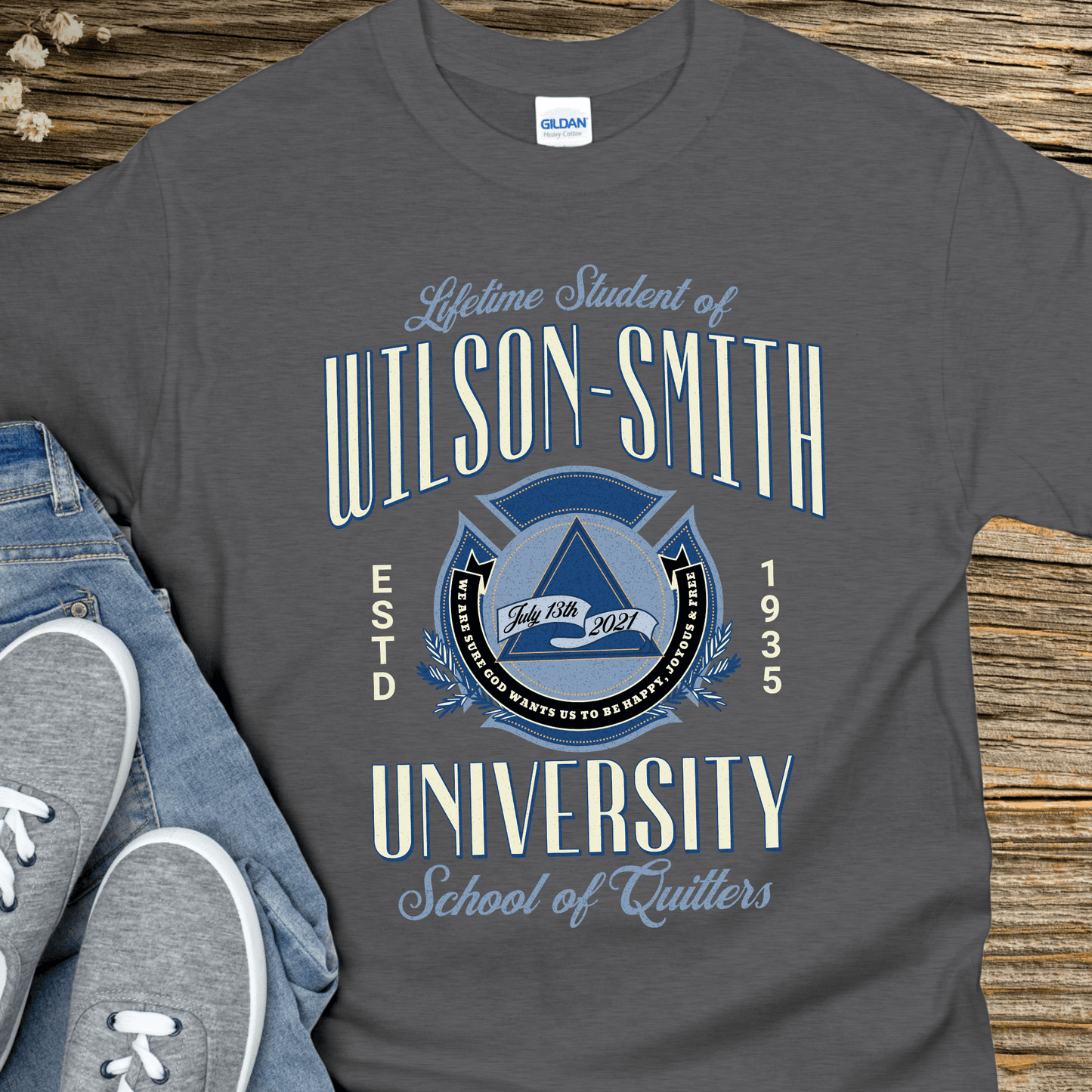 Custom Recovery T-Shirt | Inspiring Sobriety | Wilson-Smith University