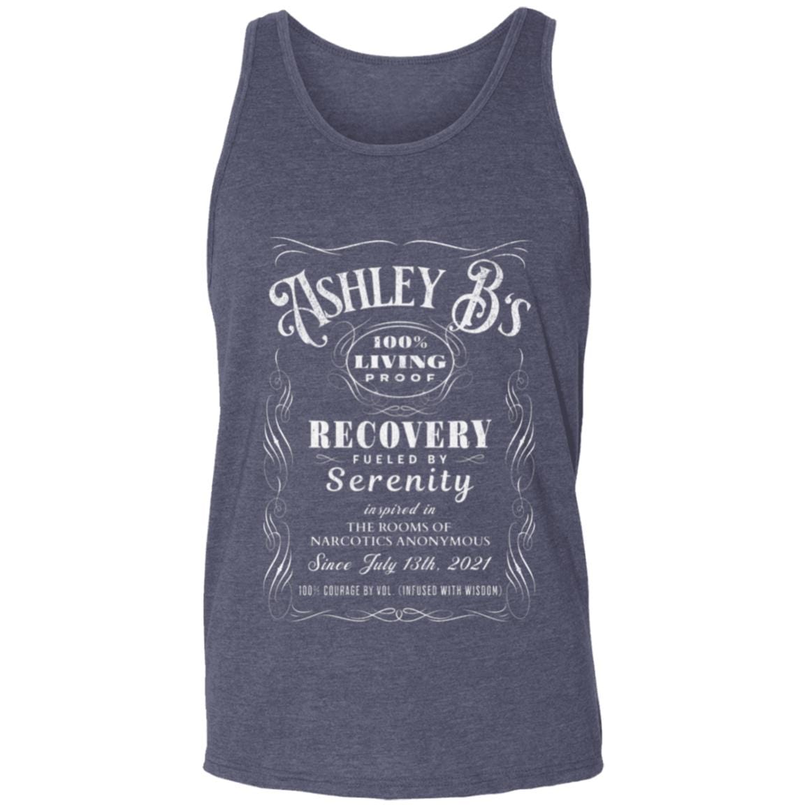 Custom Recovery Unisex Tank | Inspiring Sobriety | (Custom) 100% Living Proof