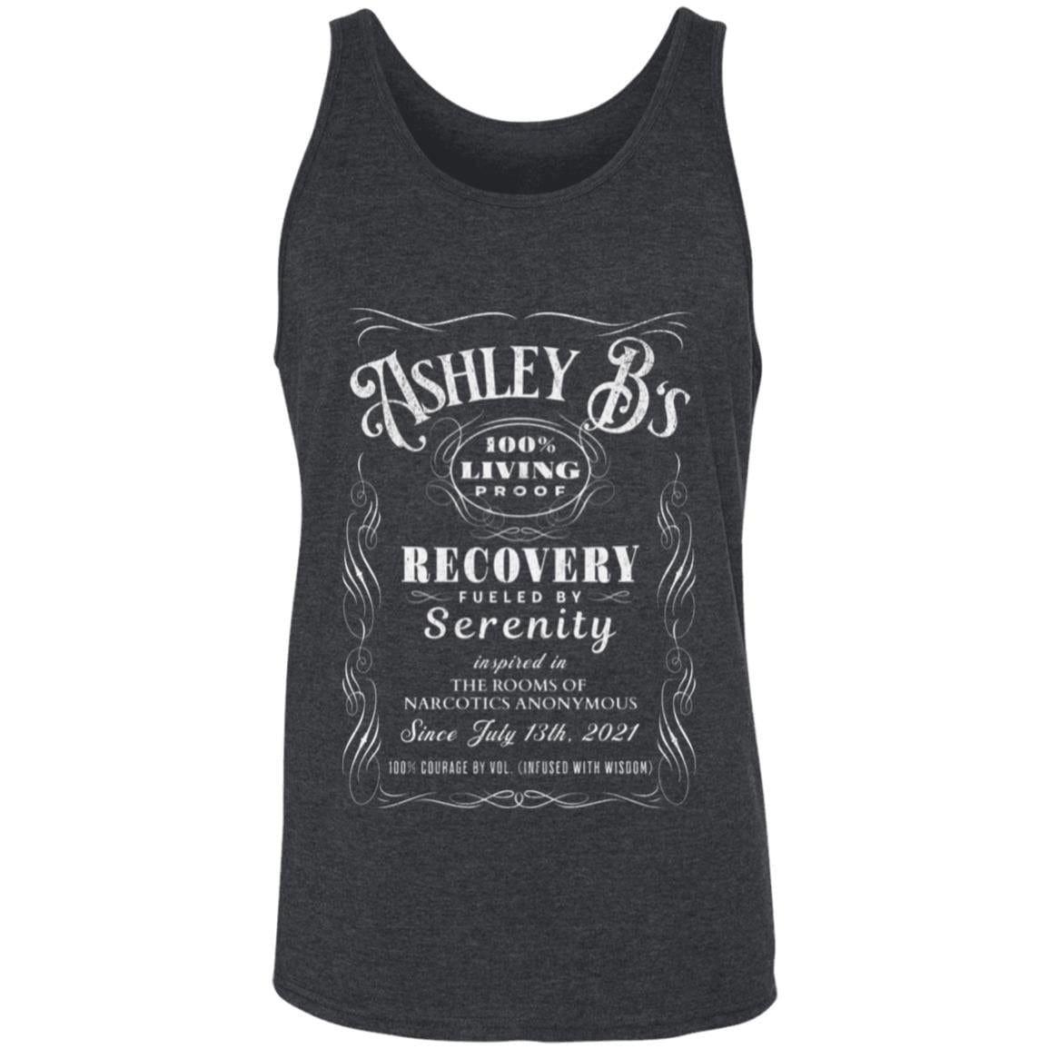 Custom Recovery Unisex Tank | Inspiring Sobriety | (Custom) 100% Living Proof
