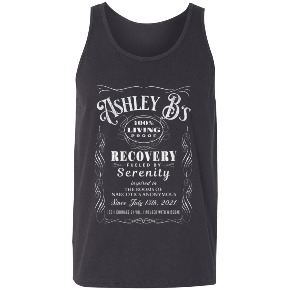Custom Recovery Unisex Tank | Inspiring Sobriety | (Custom) 100% Living Proof