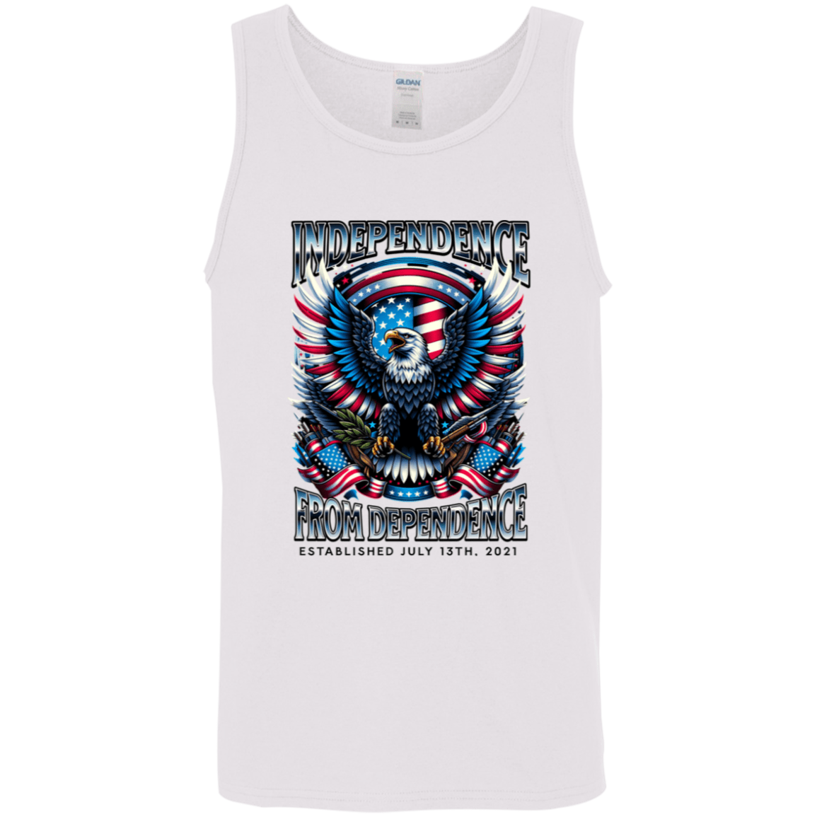 Custom Recovery Unisex Tank | Inspiring Sobriety | Independence From Dependence