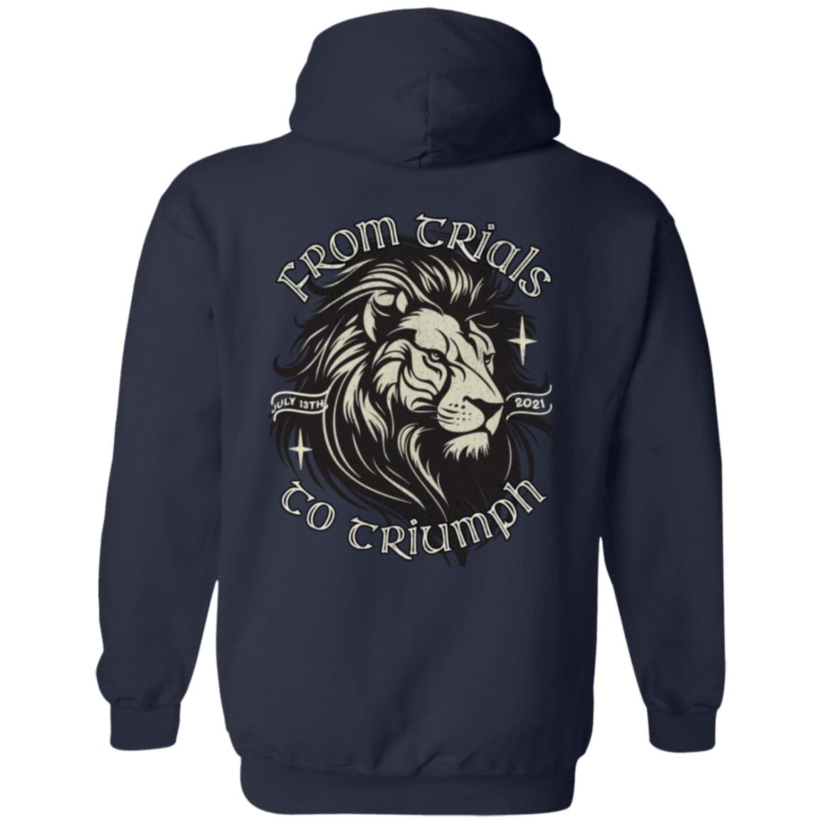 Custom Recovery Zip Hoodie | Inspiring Sobriety | From Trials To Triumph