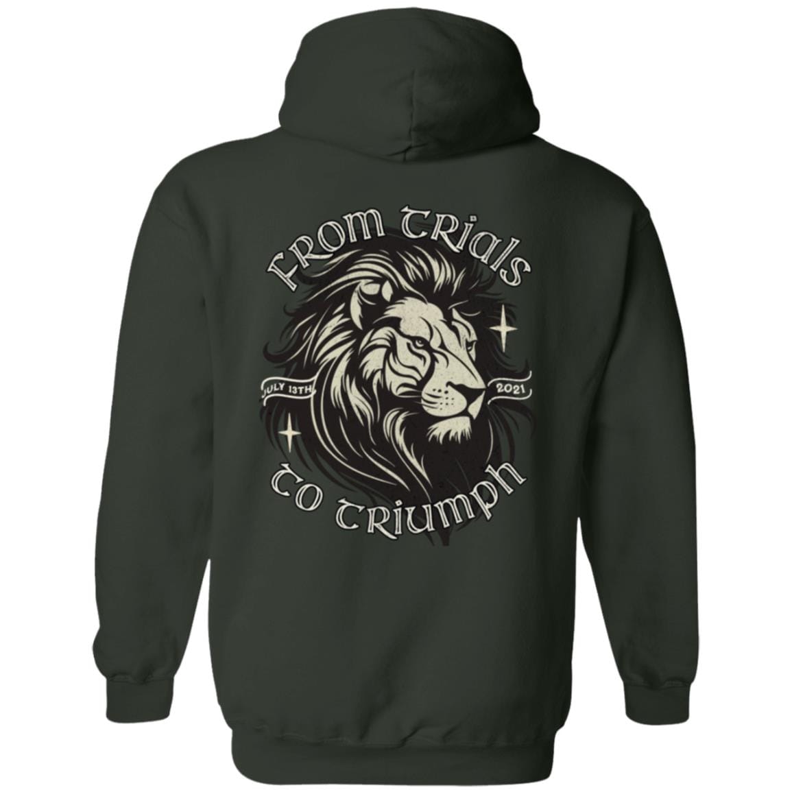 Custom Recovery Zip Hoodie | Inspiring Sobriety | From Trials To Triumph