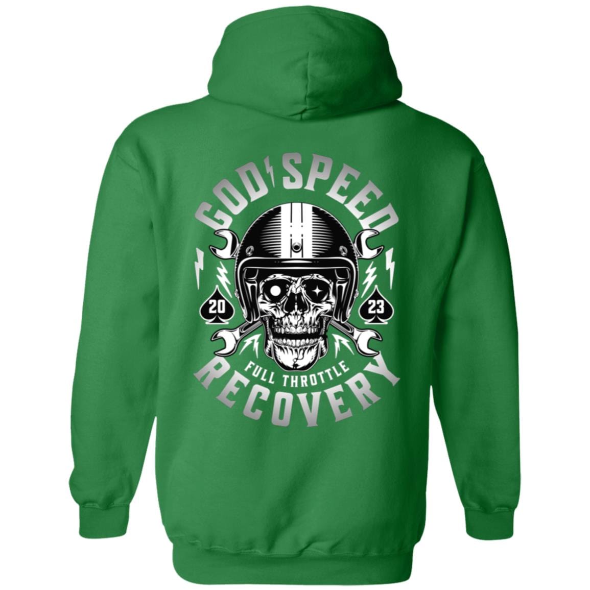 Custom Recovery Zip Hoodie | Inspiring Sobriety | God Speed - Full Throttle Recovery