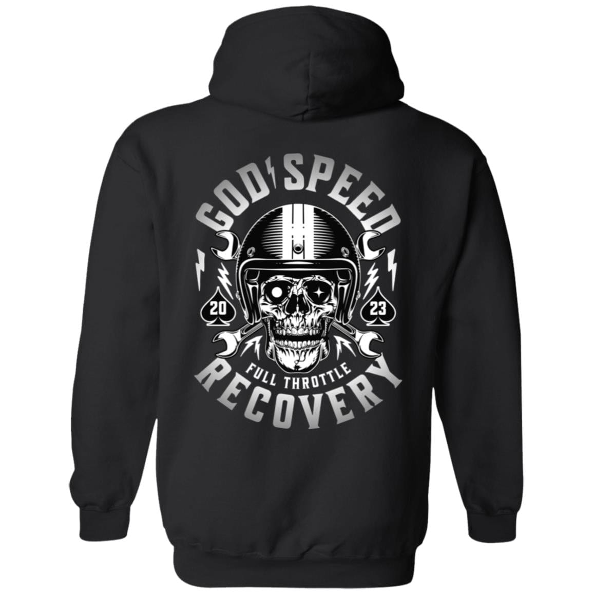 Custom Recovery Zip Hoodie | Inspiring Sobriety | God Speed - Full Throttle Recovery