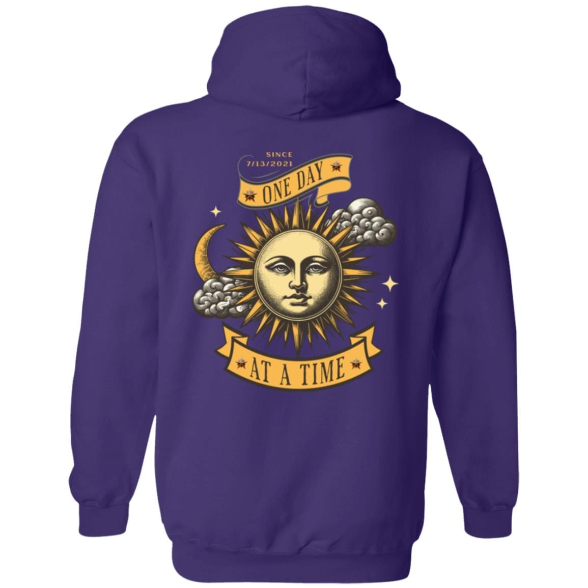 Custom Recovery Zip Hoodie | Inspiring Sobriety | One Day at a Time