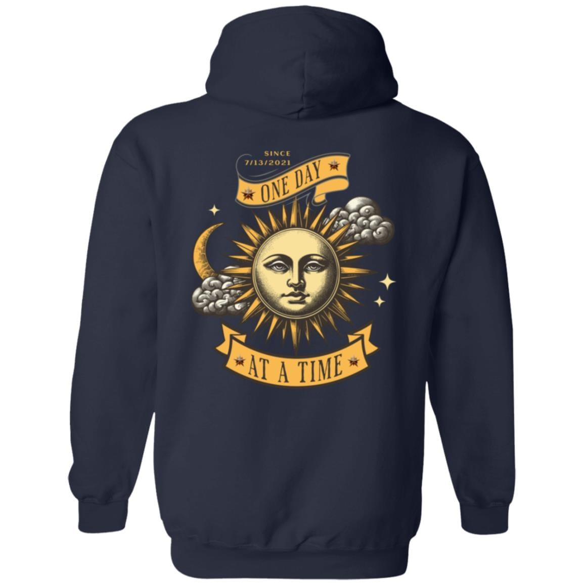 Custom Recovery Zip Hoodie | Inspiring Sobriety | One Day at a Time