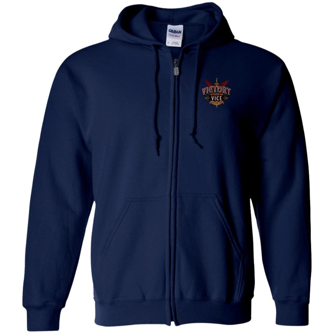 Custom Recovery Zip Hoodie | Inspiring Sobriety | Victory Over Vice