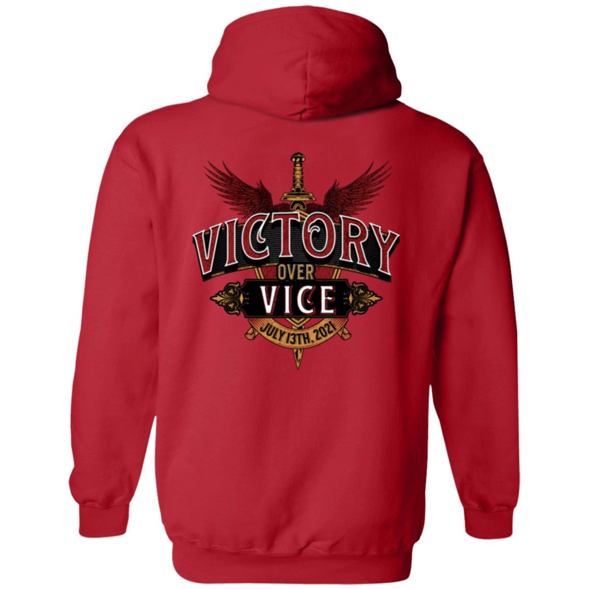 Custom Recovery Zip Hoodie | Inspiring Sobriety | Victory Over Vice