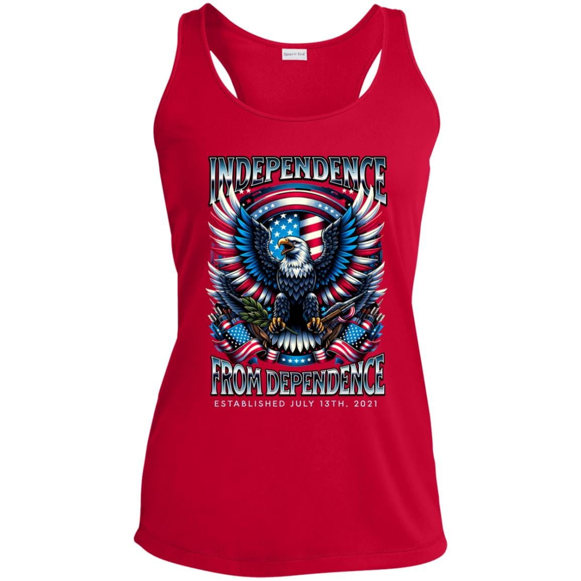 Custom Womens Recovery Tank | Inspiring Sobriety | Independence From Dependence