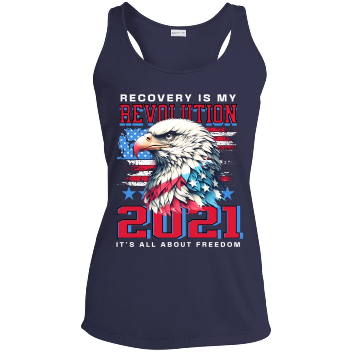 Custom Womens Recovery Tank | Inspiring Sobriety | Recovery Is My Revolution