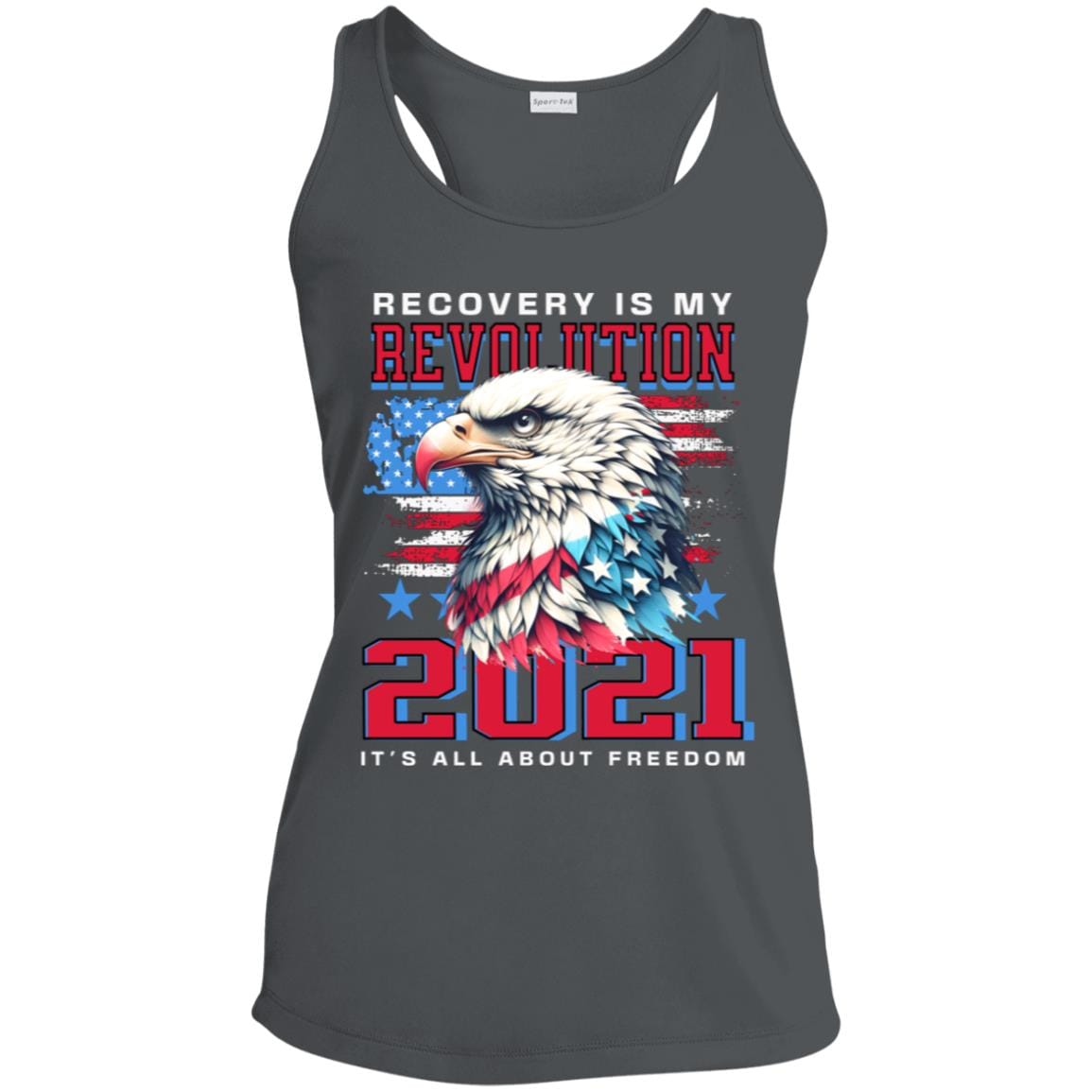 Custom Womens Recovery Tank | Inspiring Sobriety | Recovery Is My Revolution