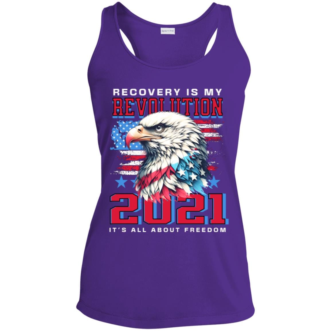 Custom Womens Recovery Tank | Inspiring Sobriety | Recovery Is My Revolution