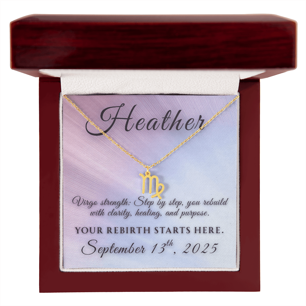 Custom Zodiac Recovery Necklace | Inspiring Sobriety