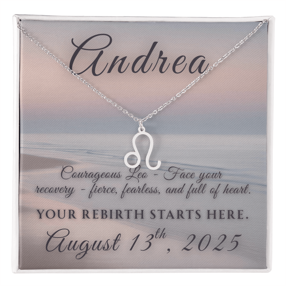Custom Zodiac Recovery Necklace | Inspiring Sobriety