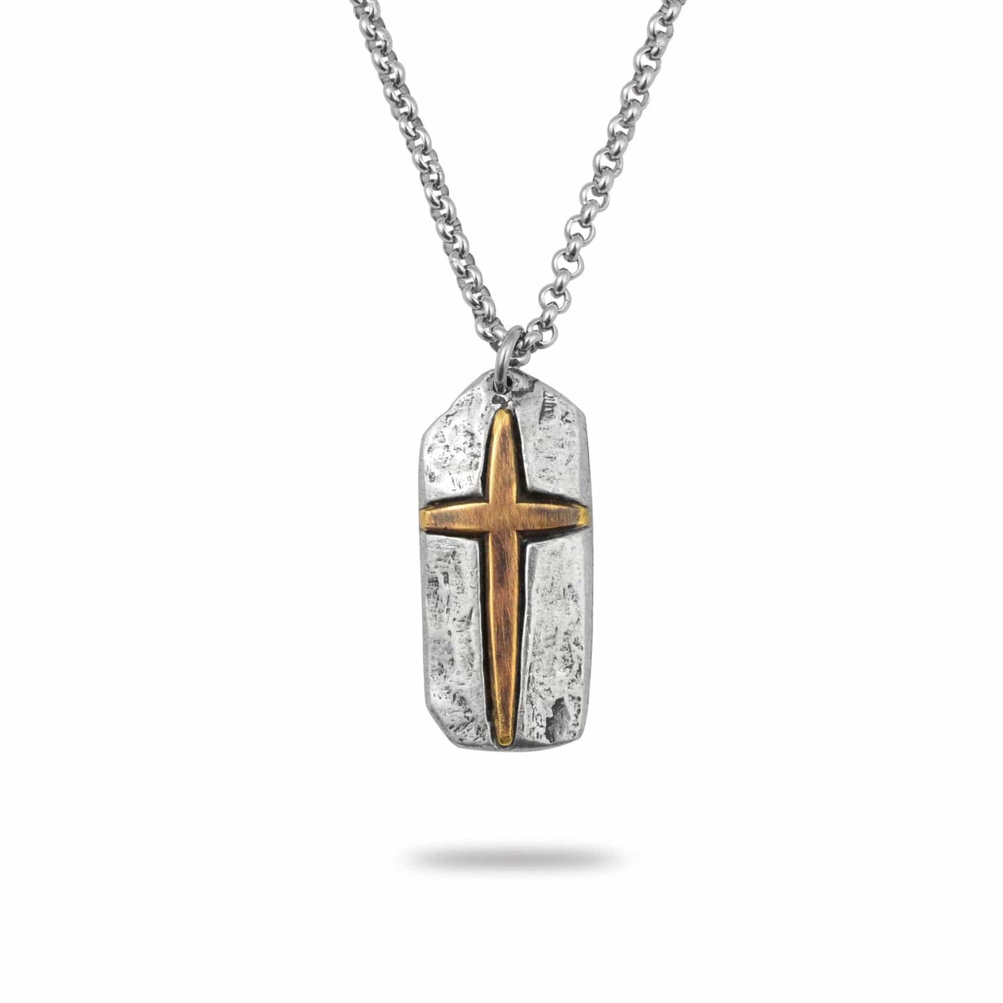 Mixed Metal Cross | Inspiring Sobriety & Johnny LTD