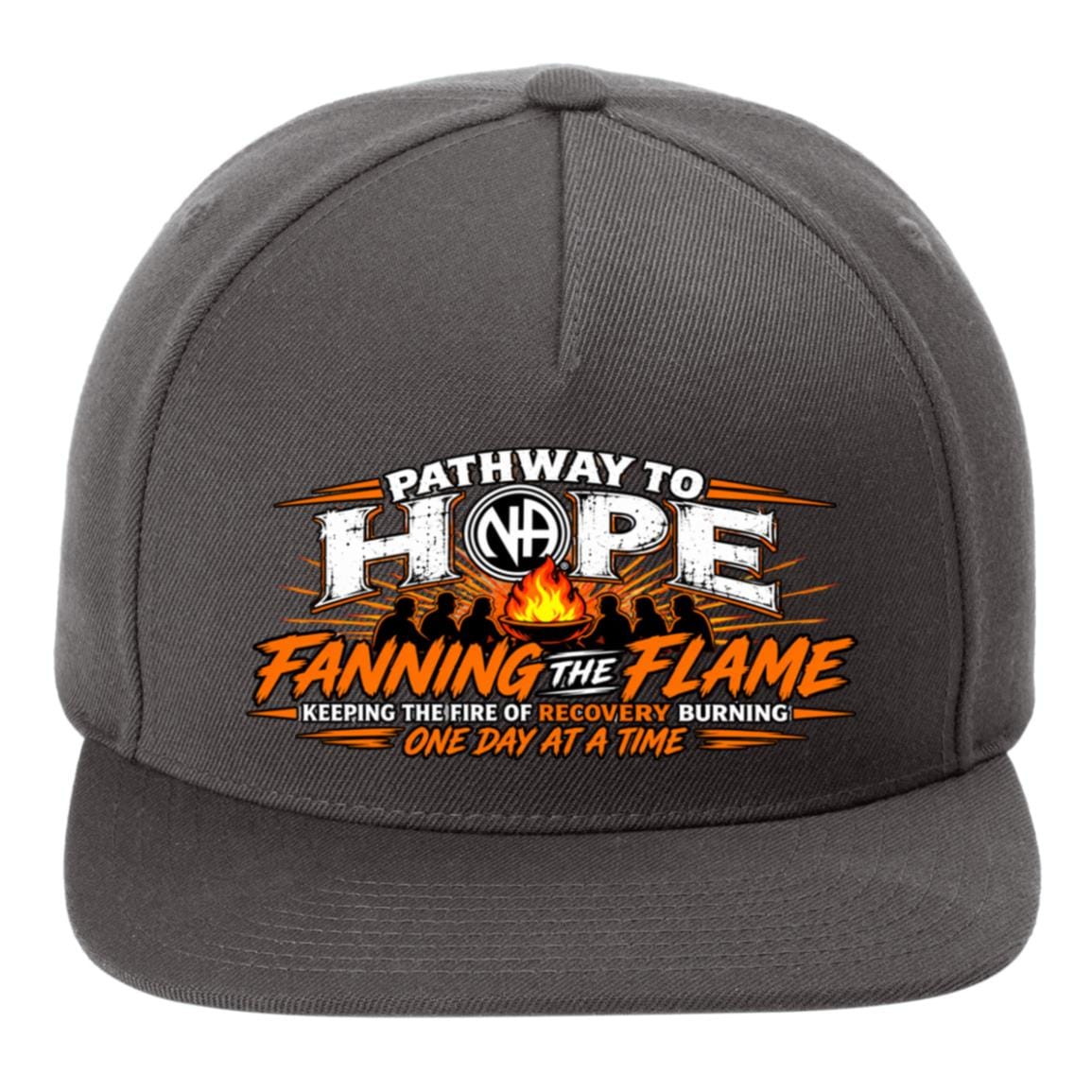 Pathway To Hope Flat Bill - Fanning The Flame Hat (final)