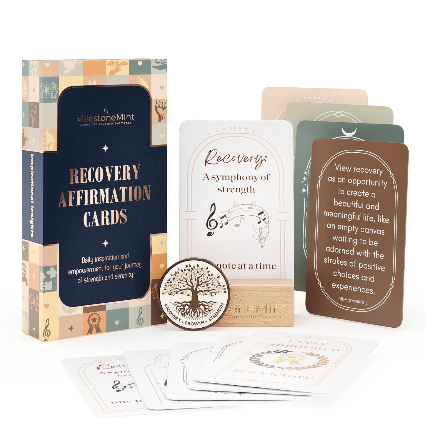 Recovery Affirmation Card Deck- Gift Set